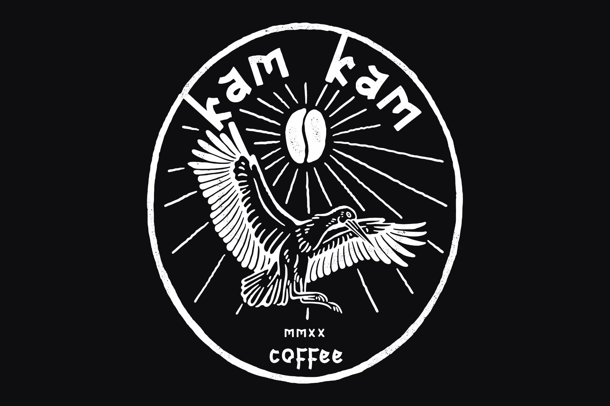 stork symbol t-shirt - black